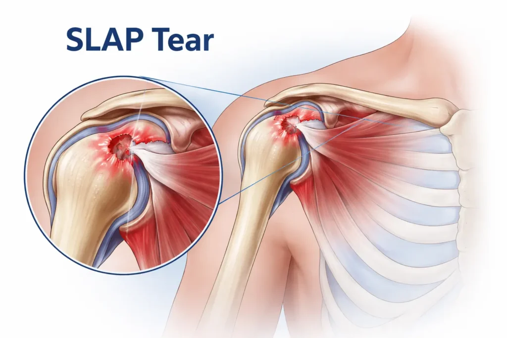 10 Effective Ways for SLAP Tear Treatment in Hoodi Bangalore for Faster Recovery-Physiokraft Physiotherapy Clinic.