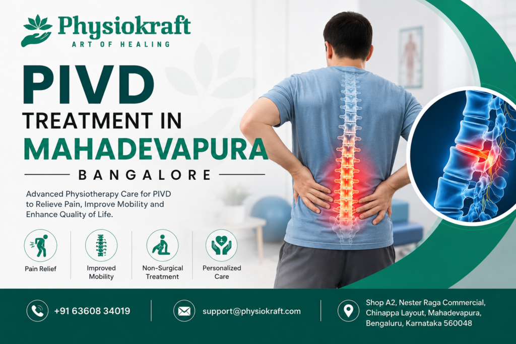 PIVD Treatment in Mahadevapura Bangalore