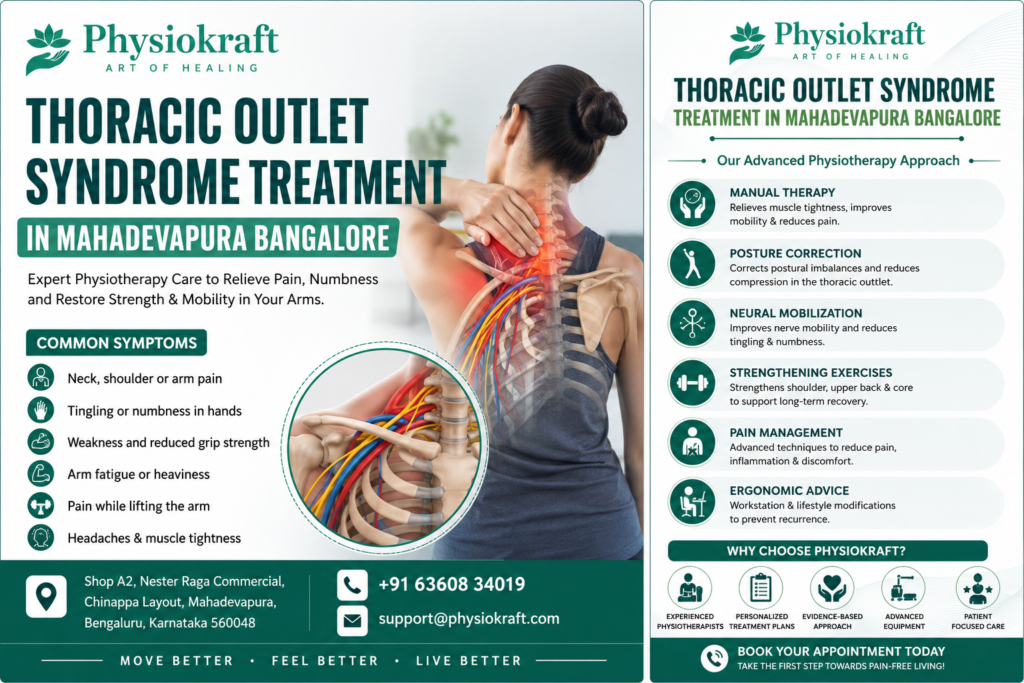 Thoracic Outlet Syndrome Treatment in Mahadevapura Bangalore