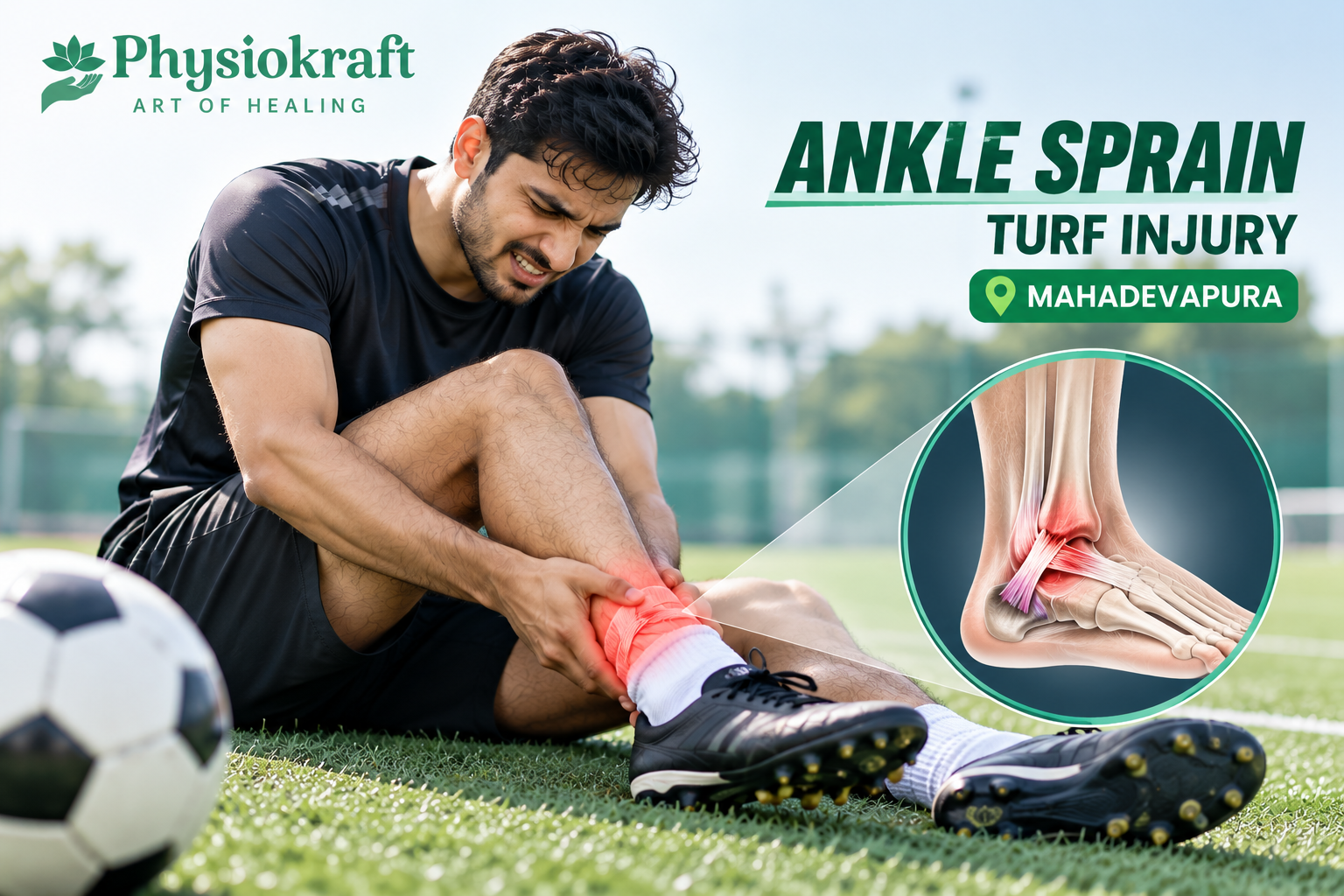 ankle sprain turf injury